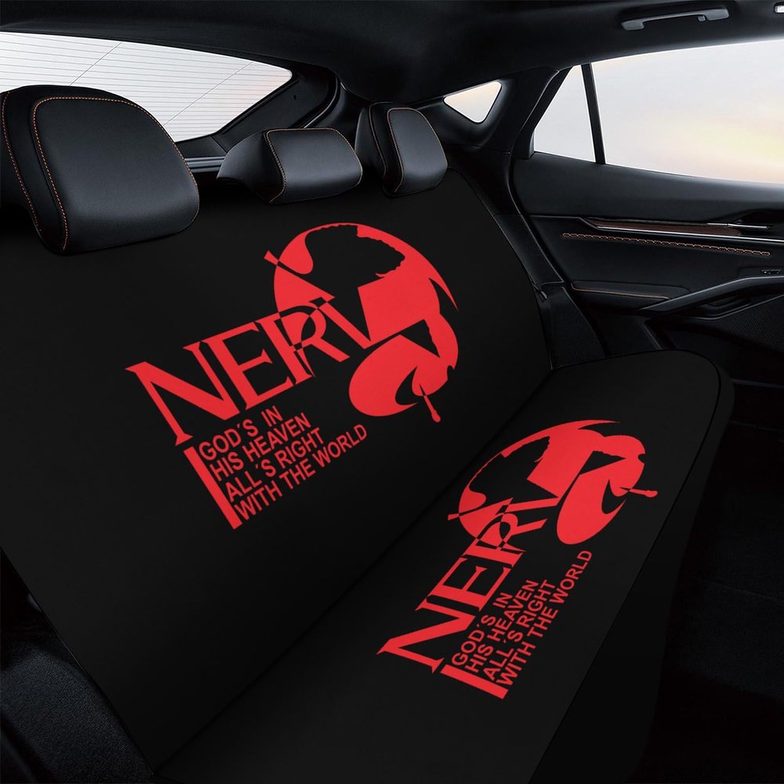 Amazon | 新世紀エヴァンゲリオン ネルフ シートカバー ファイン